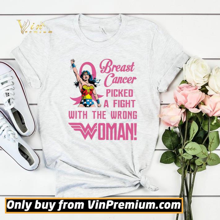Wonder Woman Breast Cancer Picked A Fight With The Wrong Woman shirt sweater 37b89590 wonder woman breast cancer picked a fight with the wrong woman shirt sweater 4 - Wonder Woman Breast Cancer Picked A Fight With The Wrong Woman shirt sweater