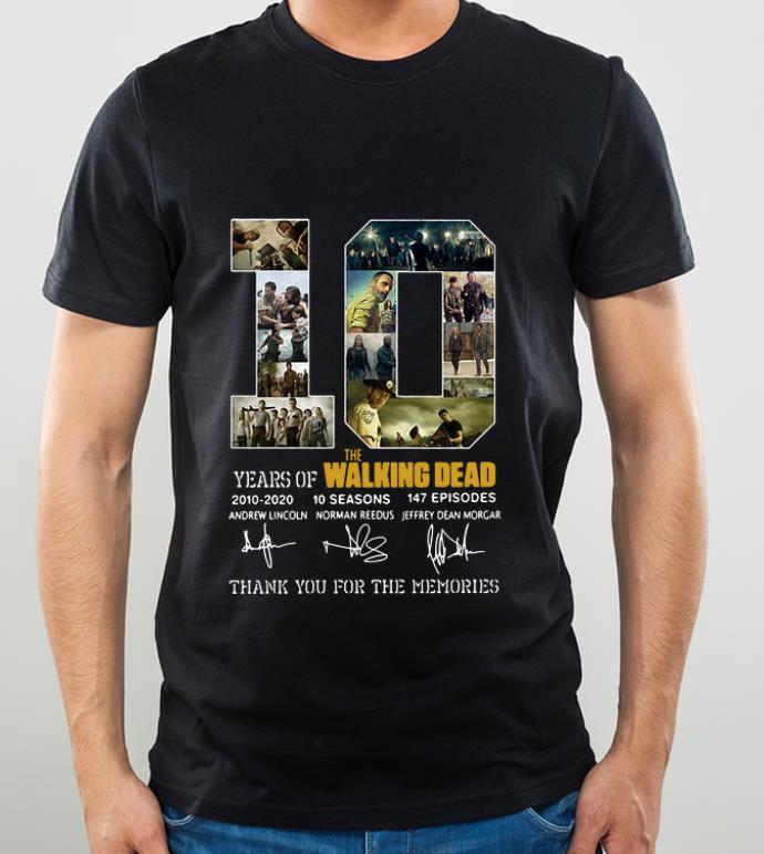 3f3d4606 top 10 years of the walking dead 2010 2020 signatures shirt 4 - Top 10 Years Of The Walking Dead 2010-2020 Signatures shirt