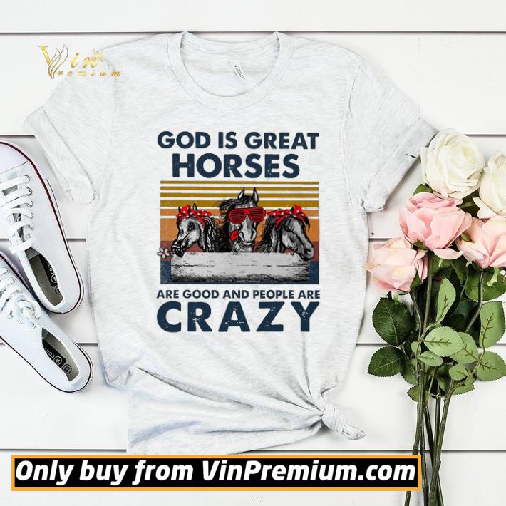 400e6dea pretty god is great horsed are good and people are crazy shirt sweater 4 - Pretty God Is Great Horsed Are Good And People Are Crazy shirt sweater