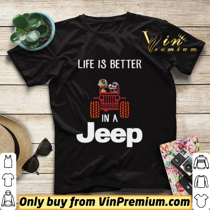 5e07b285 snoopy and woodstock driving life is better in a jeep shirt sweater 4 - Snoopy And Woodstock Driving Life Is Better In A Jeep shirt sweater