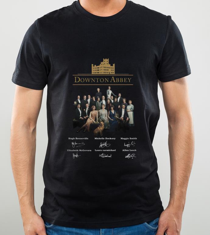 62bf0c7f hot downton abbey all character signatures shirt 4 - Hot Downton Abbey All Character Signatures shirt