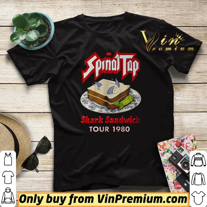 76faf089 official spinal tap shark sandwich tour 1980 shirt sweater 4 - Official Spinal Tap shark sandwich tour 1980 shirt sweater