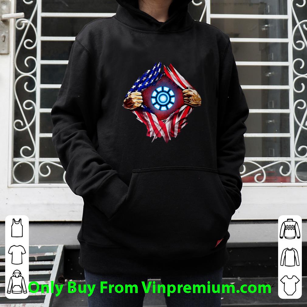 7837ccab original iron man arc reactor american flag shirt 4 - Original Iron Man Arc Reactor American Flag shirt
