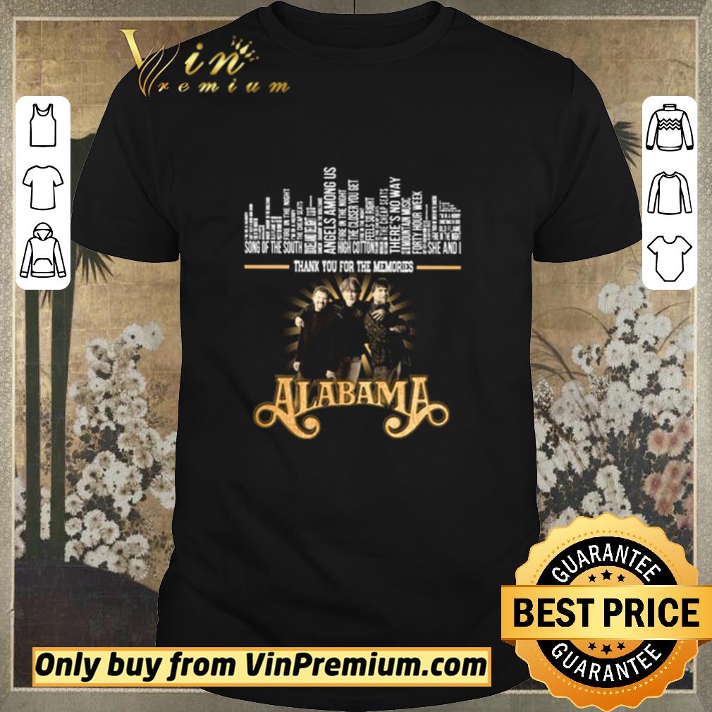 Pretty Alabama Song of the south thank you for the memories shirt sweater