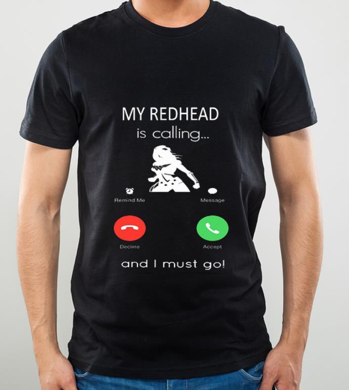 92d8c36b awesome wonder woman my redhead is calling and i must go shirt 4 - Awesome Wonder Woman My Redhead Is Calling And I Must Go shirt