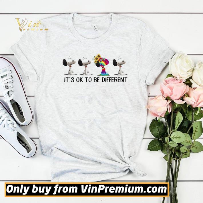 a0c640fb hippie snoopy it s ok to be different sunflowers shirt sweater 4 - Hippie snoopy it’s ok to be different sunflowers shirt sweater
