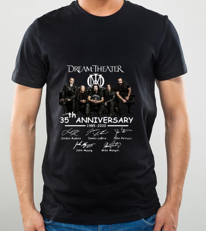 a6b1e2ca official dream theater 35th anniversary 1985 2020 signatures shirt 4 - Official Dream Theater 35th Anniversary 1985-2020 Signatures shirt