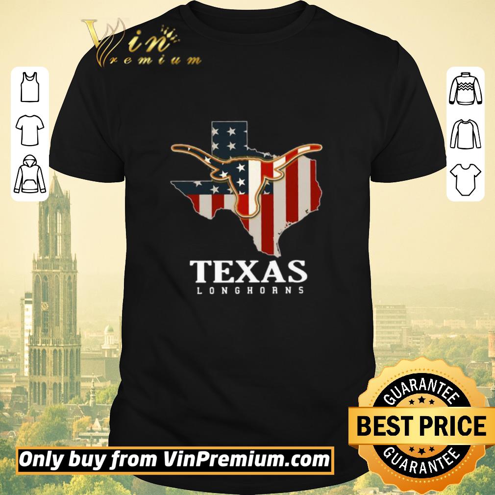 Funny Texas Longhorns American Flag shirt sweater