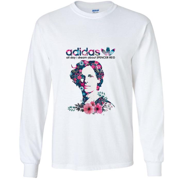 b10b2099 top adidas all day i dream about spencer reid flower shirt 4 - Top Adidas All Day I Dream About Spencer Reid Flower shirt