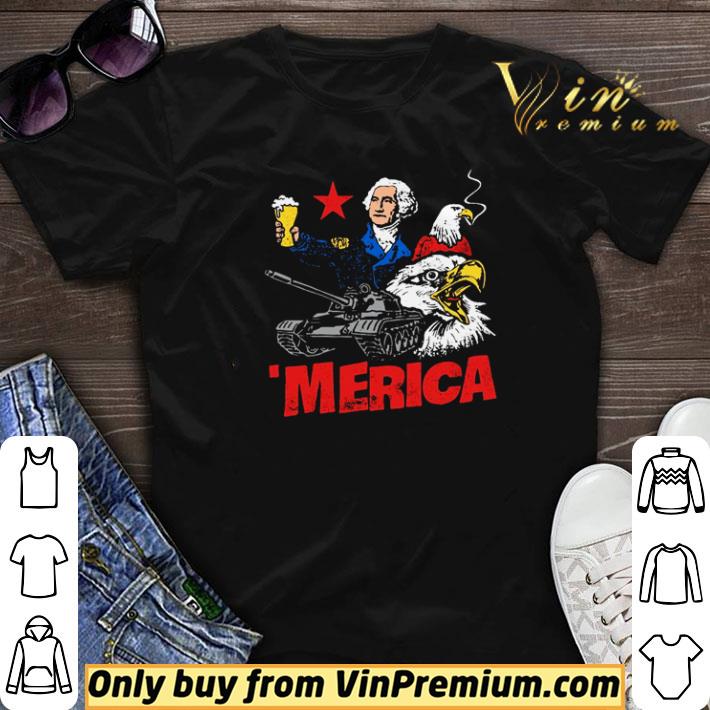 George Washington Beer Merica shirt sweater