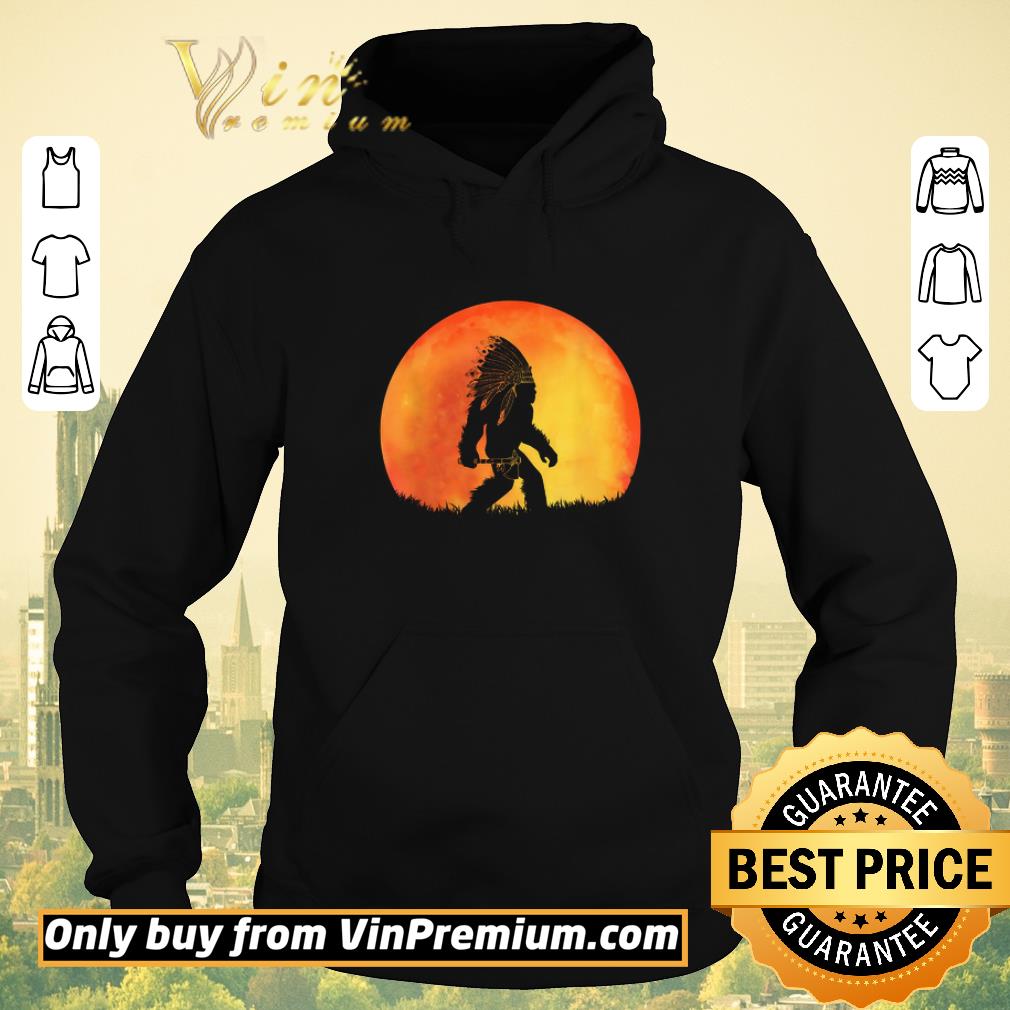 bf1c8b9e awesome bigfoot native under the red moon shirt sweater 4 - Awesome Bigfoot Native Under The Red Moon shirt sweater
