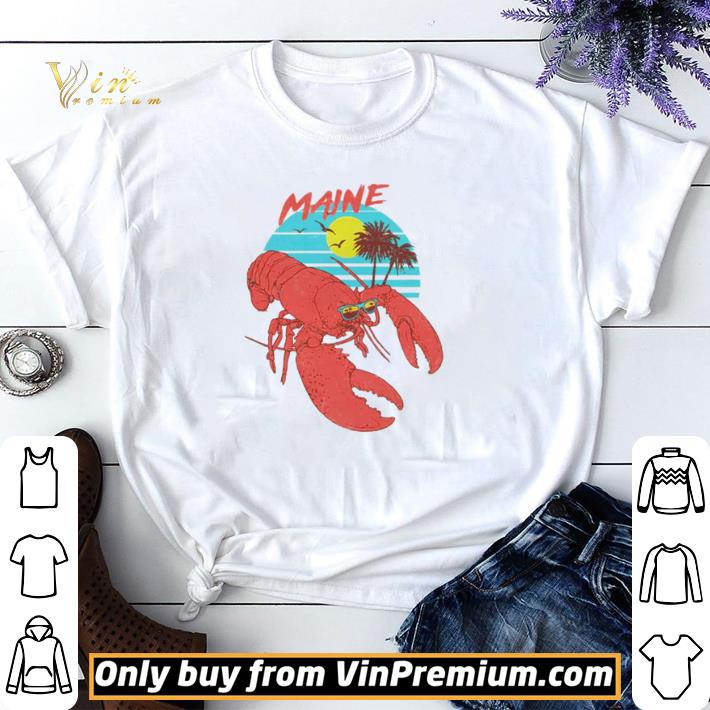 Maine Lobster sunglasses summer shirt sweater