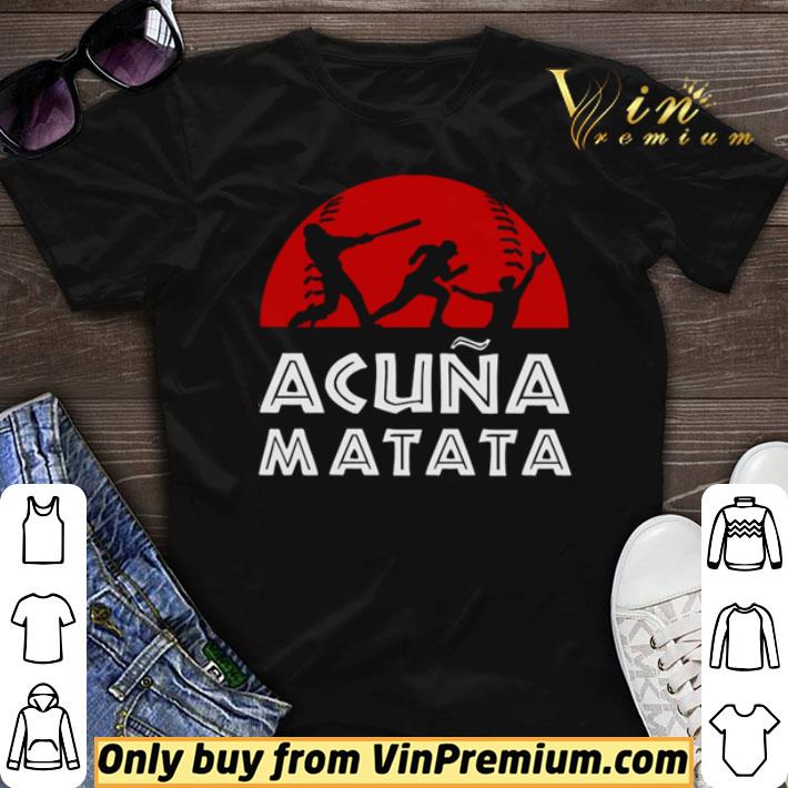 Baseball acuna matata shirt sweater