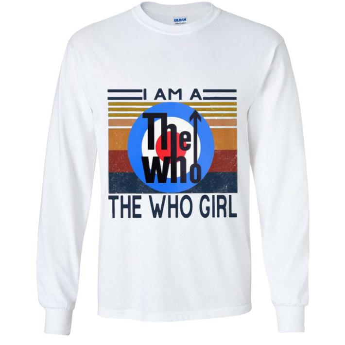 d72cc20c awesome vintage i am a the who girl shirt 4 - Awesome Vintage I Am A The Who Girl shirt