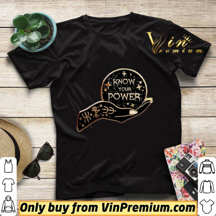 d8b2d0be know your power witch hand shirt sweater 4 - Know Your Power Witch Hand shirt sweater