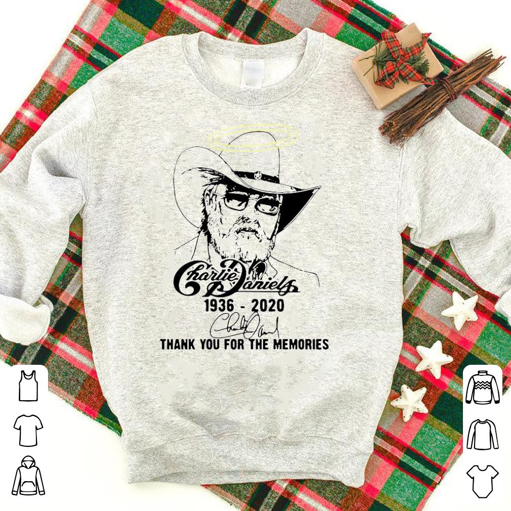 Awesome Charlie Daniels Band 1936 2020 Signature Thank You For The Memories Shirt