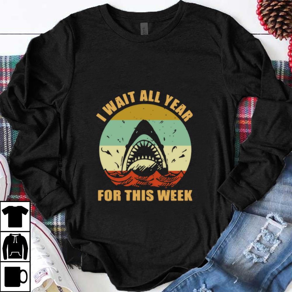 Premium Jaws I Wait All Year For This Week Vintage shirt