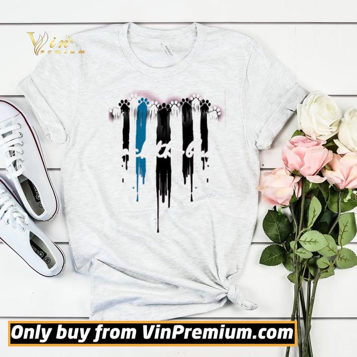 e0868e43 back the blue heart paw shirt sweater 4 - Back the blue Heart paw shirt sweater