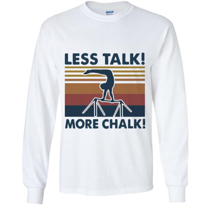 f16f8e70 top vintage gymnast less talk more chalk shirt 4 - Top Vintage Gymnast Less Talk More Chalk shirt
