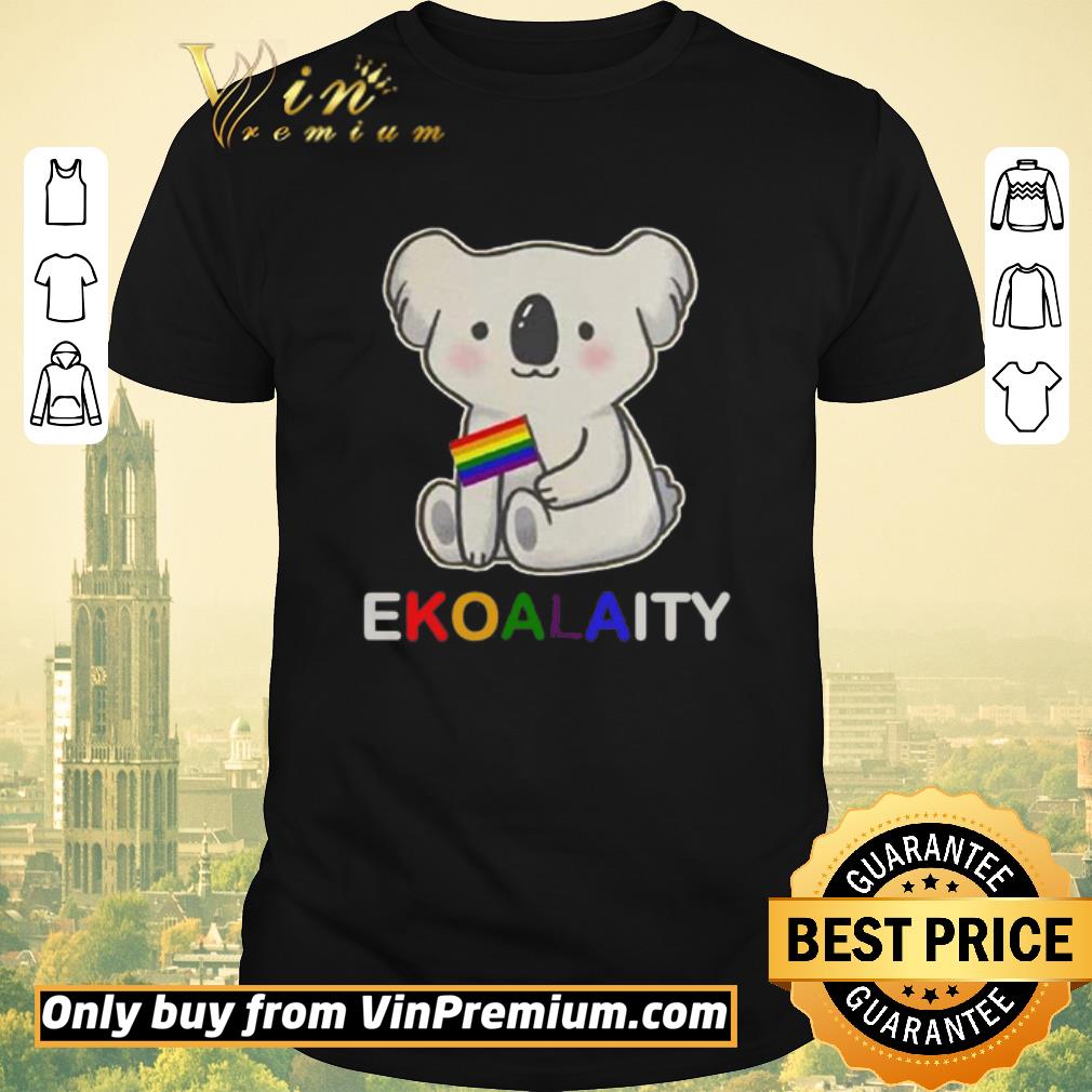 Pretty Koala LGBT pride flag Ekoalaity shirt sweater