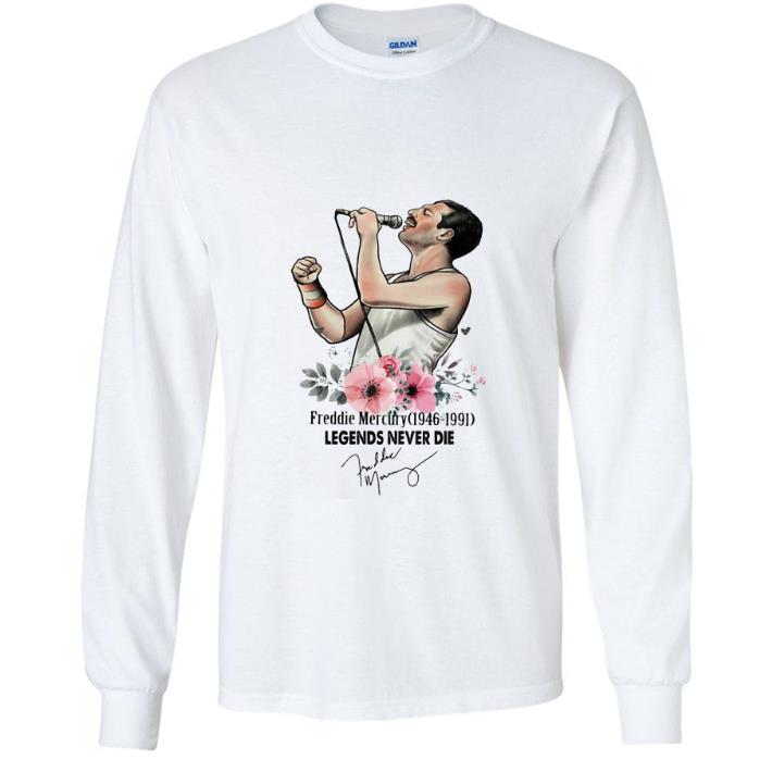 f674d8a0 pretty flower freddie mercury 1946 1991 legends never die signature shirt 4 - Pretty Flower Freddie Mercury 1946-1991 Legends Never Die Signature shirt