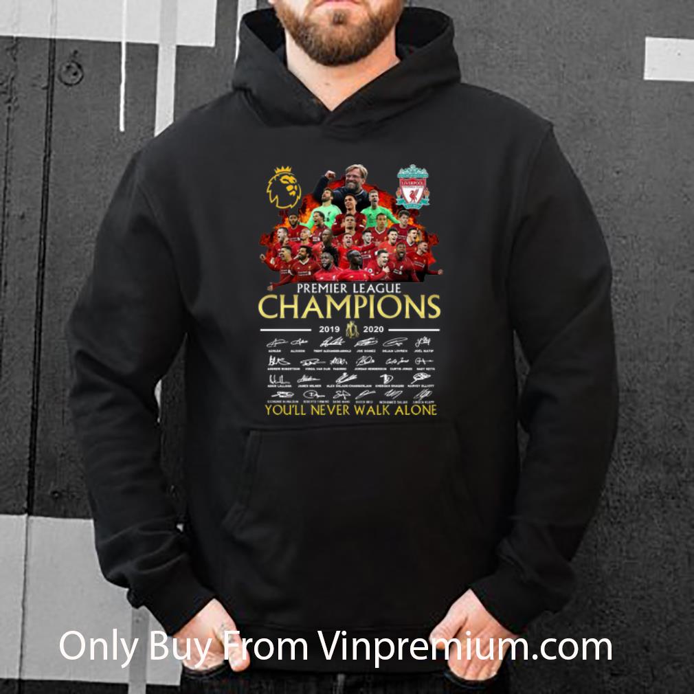 fab28359 premium liverpool premier league champions you ll never walk alone signatures shirt 4 - Premium Liverpool Premier League Champions You’ll Never Walk Alone Signatures shirt