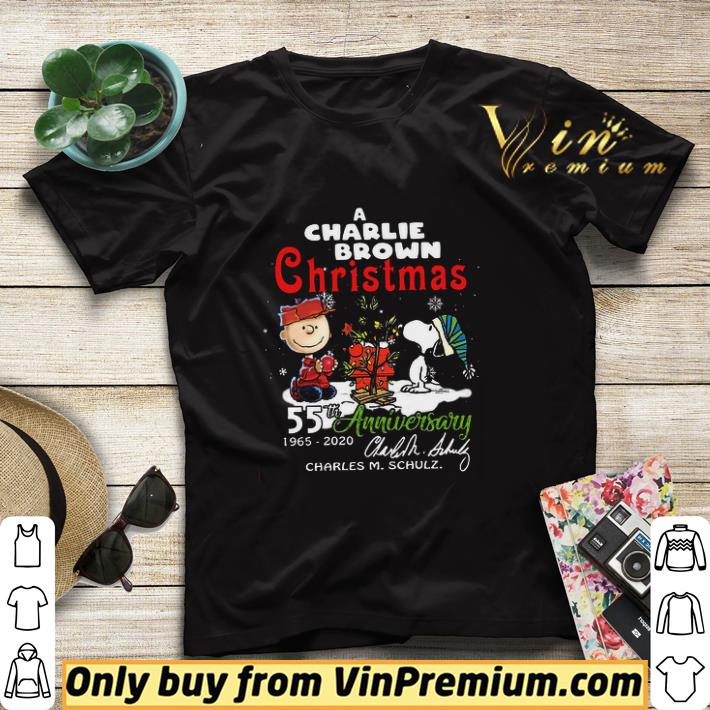05d7c76c a charlie brown christmas 55th anniversary 1965 2020 signature charles m schulz shirt sweater 4 - A Charlie Brown Christmas 55th Anniversary 1965 2020 Signature Charles M Schulz shirt sweater