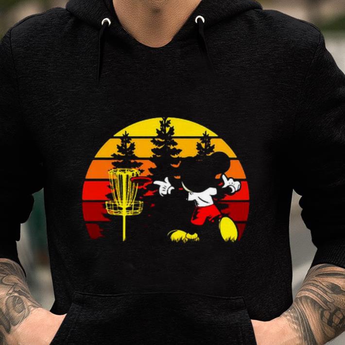 Pretty Mickey Mouse Playing Disc Golf shirt