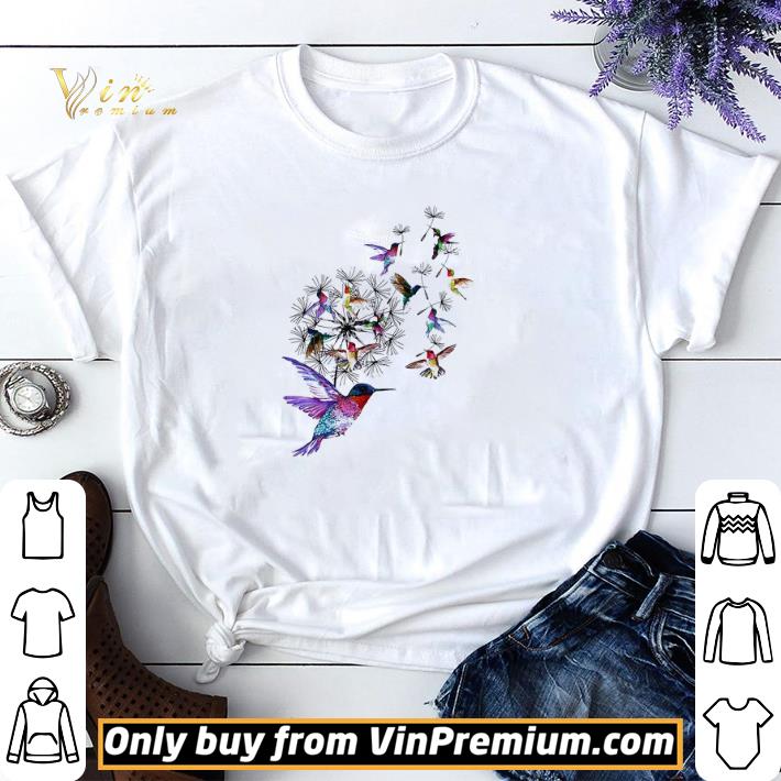 Hummingbird Dandelion shirt sweater
