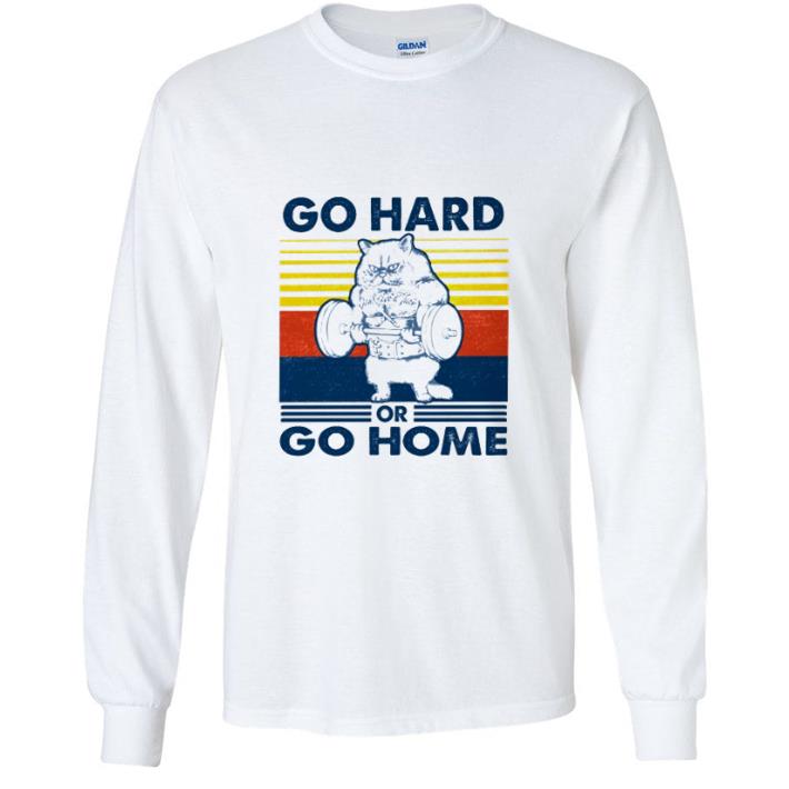 27a408cc original vintage cat gym go hard or go home shirt 4 - Original Vintage Cat Gym Go Hard Or Go Home shirt