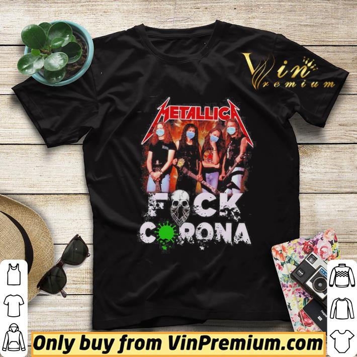 2be0cd56 metallica face mask fuck corona shirt sweater 4 - Metallica face mask fuck corona shirt sweater