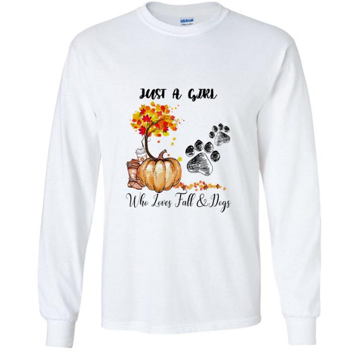 Awesome Just A Girl Who Loves Fall And Dogs Paw Halloween shirt 34bb0910 awesome just a girl who loves fall and dogs paw halloween shirt 4 - Awesome Just A Girl Who Loves Fall And Dogs Paw Halloween shirt
