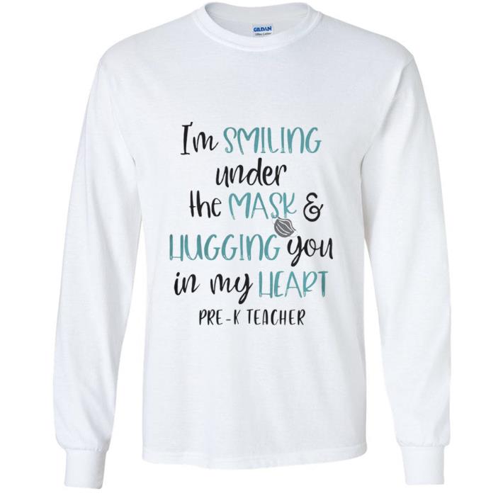 Nice I’m Smiling Under The Mask And Liugging You In My Heart Pre K Teacher shirt 3732a7e2 nice i m smiling under the mask and liugging you in my heart pre k teacher shirt 4 - Nice I’m Smiling Under The Mask And Liugging You In My Heart Pre K Teacher shirt