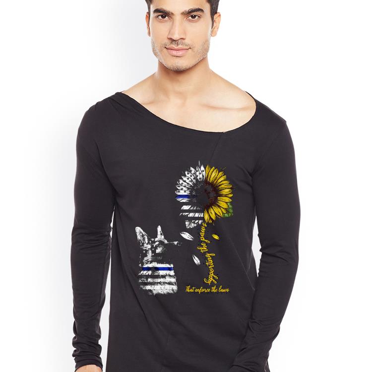 37d076b6 german shepherd supporting the paws that enforce the laws sunflower american flag independence day shirt 4 - German shepherd supporting the paws that enforce the laws sunflower american flag independence day Shirt