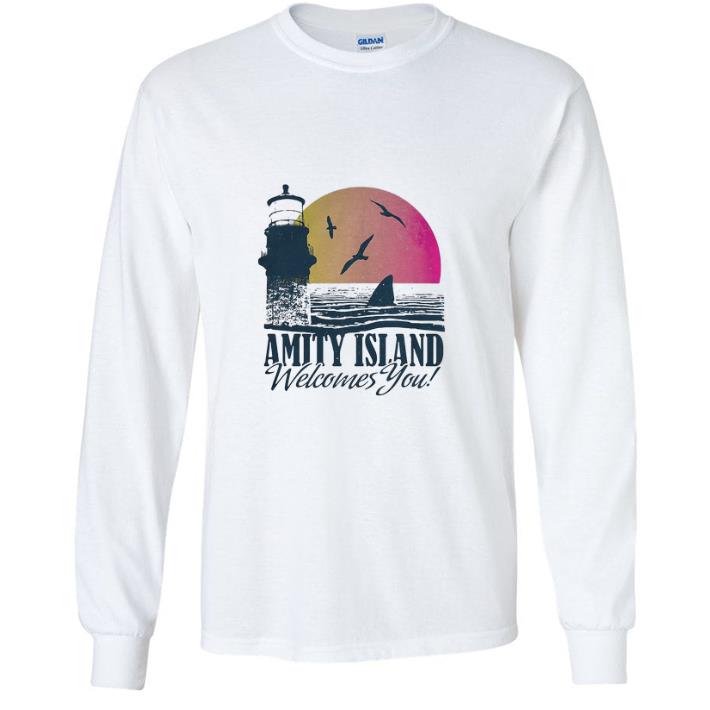 37d9dd8f hot amity island welcomes you jaws sunset shirt 4 - Hot Amity Island Welcomes You Jaws Sunset shirt