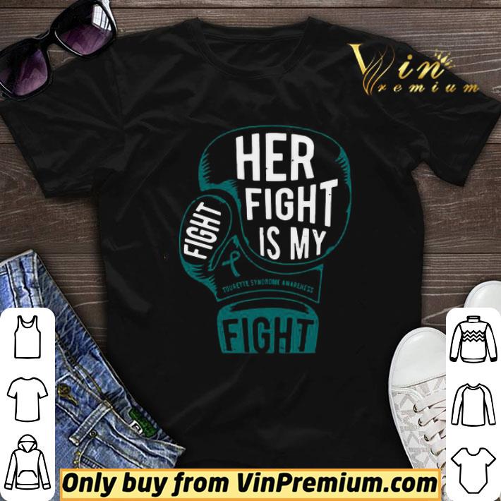 Boxing Her Fight Is My Fight Tourette Syndrome Awareness shirt sweater