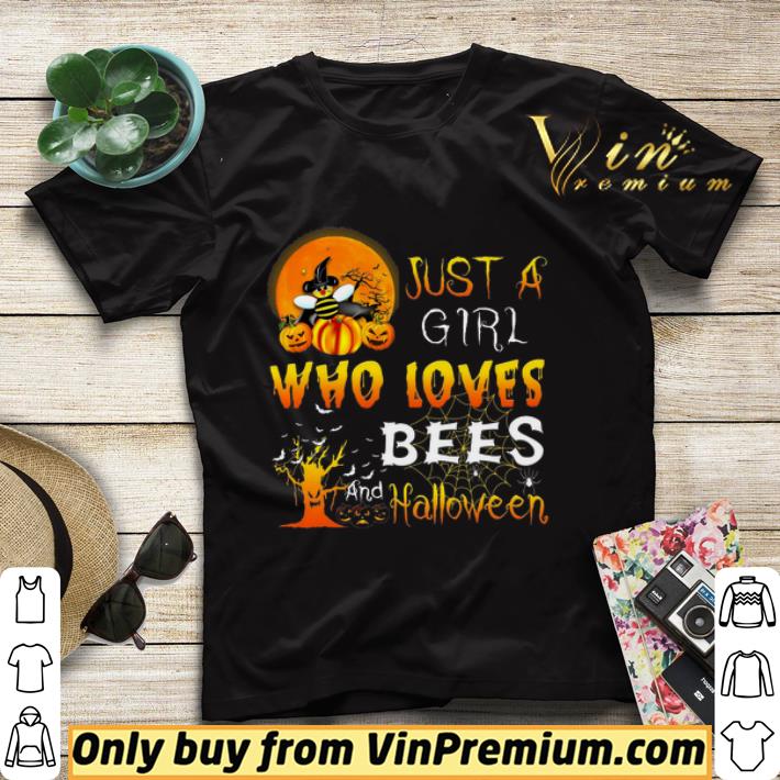 Just A Girl Who Loves Bees And Halloween shirt sweater 3a451c88 just a girl who loves bees and halloween shirt sweater 4 - Just A Girl Who Loves Bees And Halloween shirt sweater