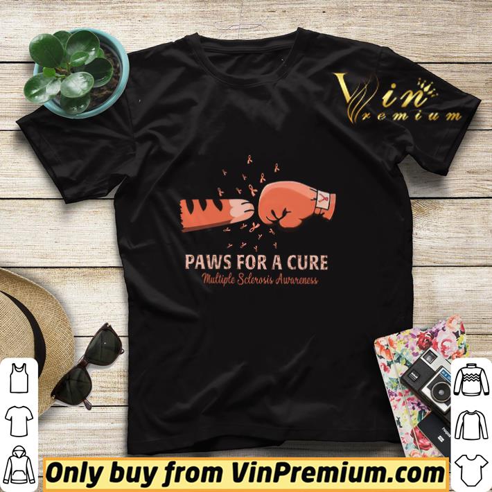 4387dd3c paws for a cure multiple sclerosis awareness shirt sweater 4 - Paws For A Cure Multiple Sclerosis Awareness shirt sweater