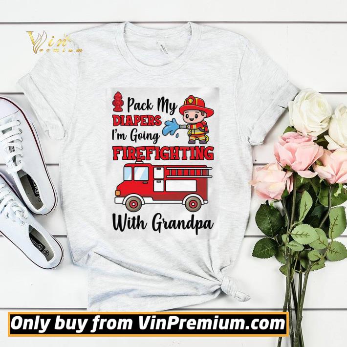 Pack My Diapers I'm Going Firefighting With Grandpa shirt sweater 4813a29e pack my diapers i m going firefighting with grandpa shirt sweater 4 - Pack My Diapers I'm Going Firefighting With Grandpa shirt sweater