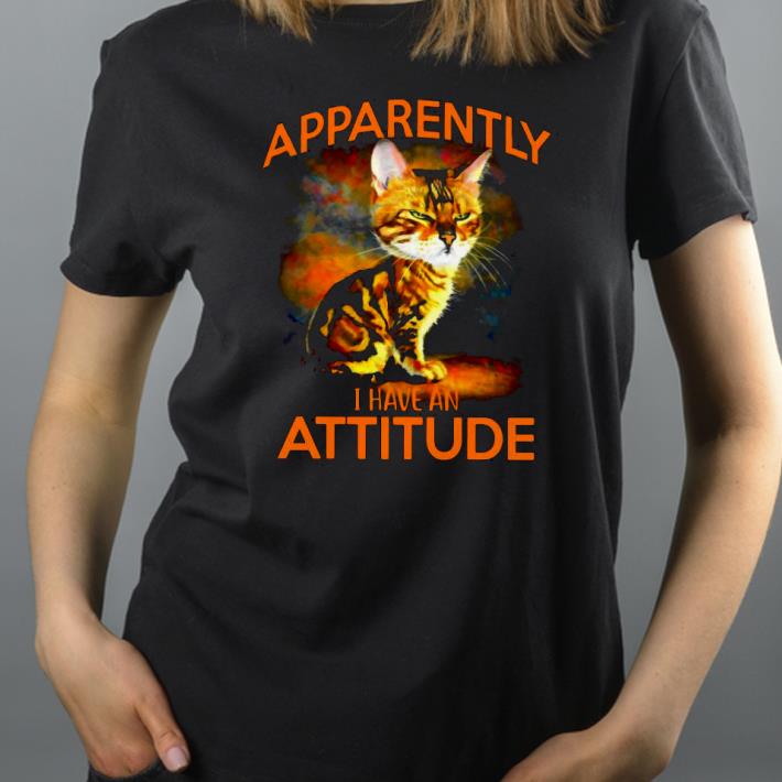 Cat Apparently I Have An Attitude Shirt 542e2a89 cat apparently i have an attitude shirt 4 - Cat Apparently I Have An Attitude Shirt