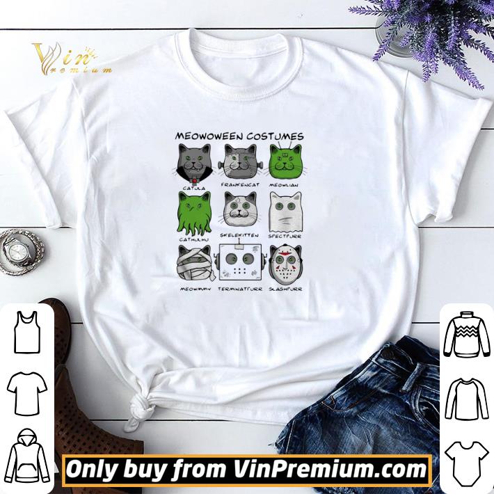 Meowoween costumes terminatpurr spectpurr shirt sweater