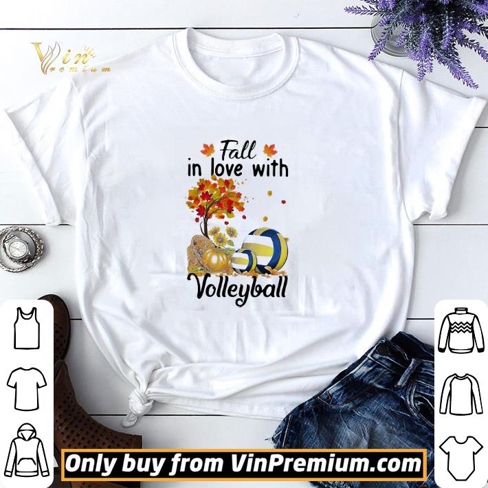 Fall in love with volleyball shirt sweater