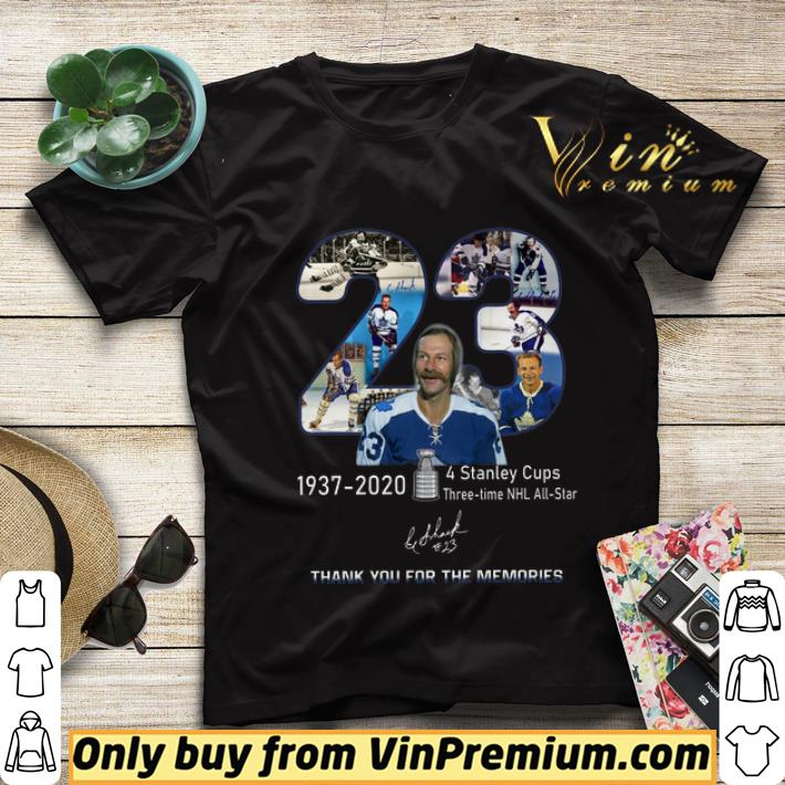 6f44fec2 23 eddie shack 1937 2020 4 stanley cups three time nhl all star signature thank you shirt sweater 4 - 23 Eddie Shack 1937 2020 4 Stanley Cups Three Time Nhl All Star Signature Thank You shirt sweater
