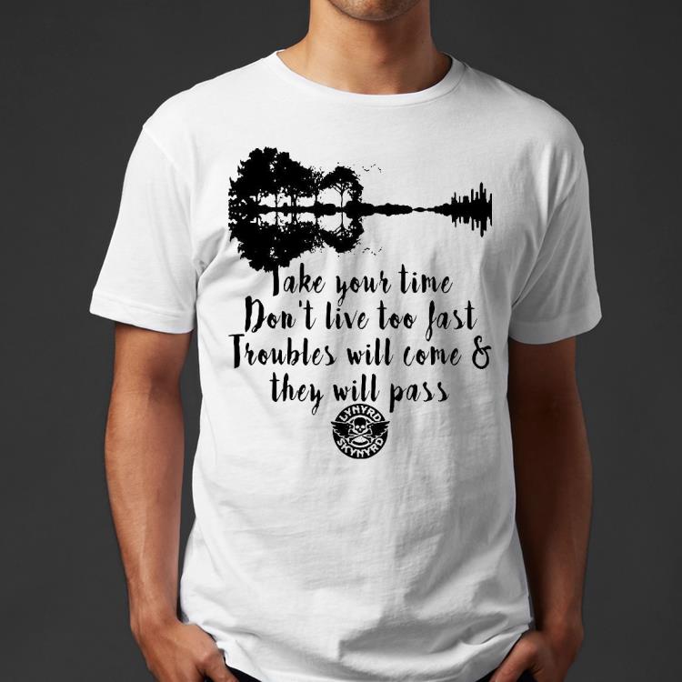 7fd585e8 guitar lynyrd skynyrd take your time don t live to fast shirt 4 - Guitar Lynyrd Skynyrd Take Your Time Don’t Live To Fast Shirt