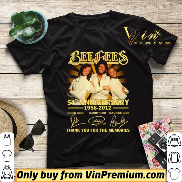 83a34a54 bee gees 54th anniversary 1958 2012 thank you for the memories shirt sweater 4 - Bee Gees 54th Anniversary 1958 2012 thank you for the memories shirt sweater