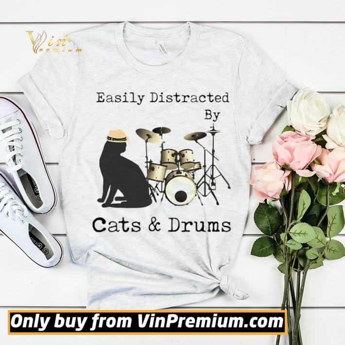 872fd1e7 easily distracted by cats and drums shirt sweater 4 - Easily Distracted By Cats and Drums shirt sweater