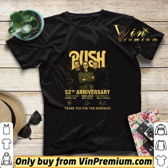 8acb6960 rush 52nd anniversary 1968 2020 signature thank you for the memories shirt sweater 4 - Rush 52nd Anniversary 1968 2020 Signature Thank You For The Memories shirt sweater