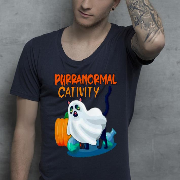 Ghost Cat Purranormal Activity Funny Halloween Shirt 93022434 ghost cat purranormal activity funny halloween shirt 4 - Ghost Cat Purranormal Activity Funny Halloween Shirt