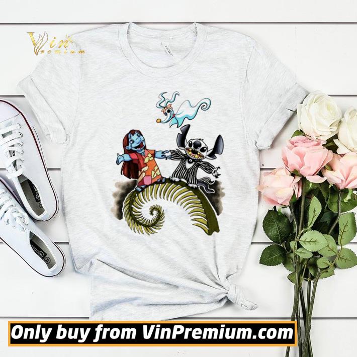 946f7b85 official lilo and stitch as jack and sally shirt sweater 4 - Official Lilo and Stitch as Jack and Sally shirt sweater