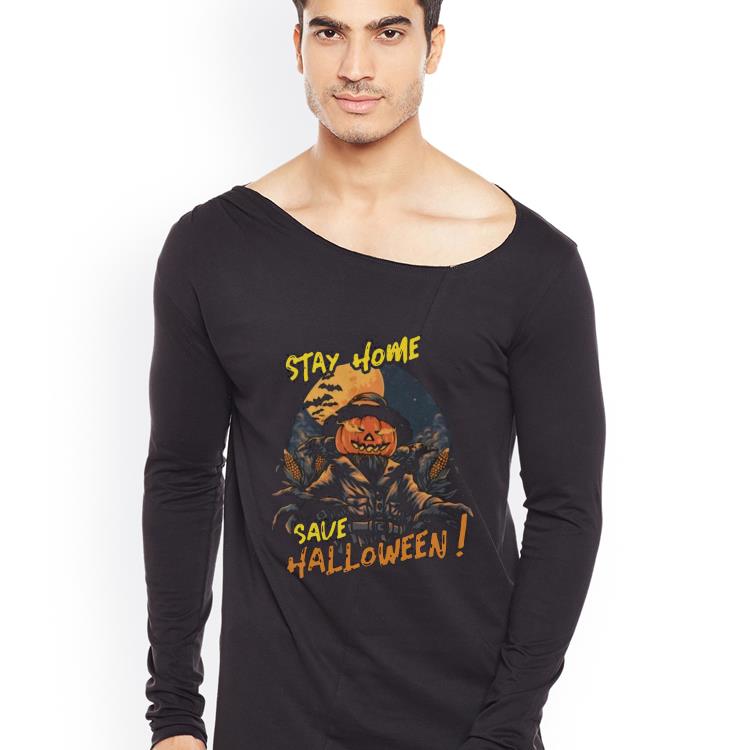 947b38dd pumpkin scarecrow stay home save halloween shirt 4 - Pumpkin Scarecrow Stay home save Halloween Shirt